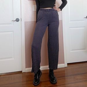 H&M flowy patterned dress pants